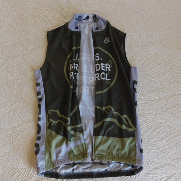 Limited Edition USBP Border Patrol full zip race fit cycling training jersey - Picture 10 of 12